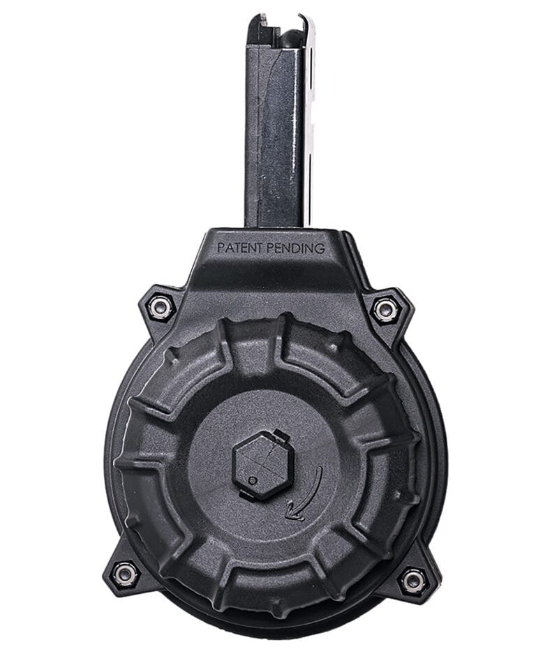 ProMag 40 Round 45 ACP Black Polymer Drum Magazine