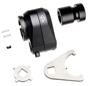 Stern Defense Rapid Attach Mini Buttstock Adapter Black Aluminum Steel Accessory