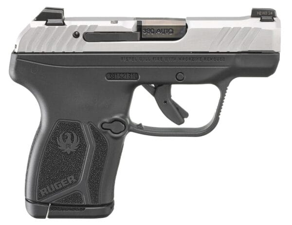 Ruger 13753 LCP Max Compact Frame 380 ACP 10+1 2.80" Black Stainless Steel Barrel, Serrated Stainless Steel Slide, Black Polymer Frame, Black Polymer Grip
