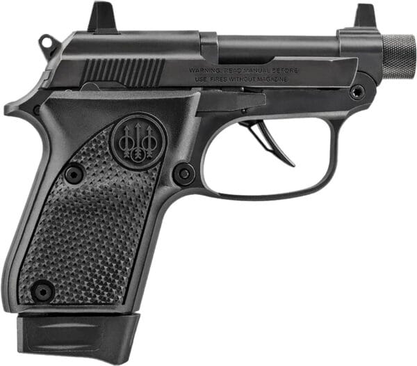 Beretta USA J20X22R8M3 20X Bobcat 22 LR 8+1 2.80" Black Steel Barrel, Black Inox ELS/Serrated Steel Slide, Black Polymer Frame w/Beavertail, Helica Texture Grip