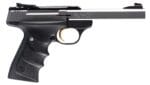 Browning 051409490 Buck Mark Standard *CA Compliant 22 LR 10+1 5.50" Slab Side Barrel, Stainless Serrated SS Slide, Matte Black Aluminum Frame, Finger Grooved Black Ultragrip RX Grip