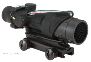 Trijicon ACOG 4x32 223 Remington Illuminated Red Chevron Rifle Scope