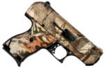 Hi-Point 916WC C9  9mm Luger 8+1 3.50" Black Steel Barrel, Hydro-Dipped Woodland Camo Serrated Steel Slide, Hydro-Dipped Woodland Camo Polymer Frame & Grip