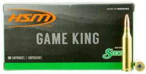 HSM Game King 243 Winchester 85 Grain Sierra Spitzer Ammunition