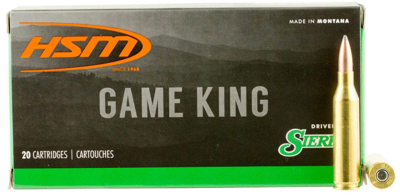 HSM Game King 243 Winchester 100 Grain Rifle Ammunition 1 HSM Game King 243 Winchester 100 Grain Rifle Ammunition