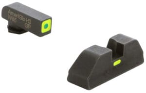 AmeriGlo CAP Combative Application Pistol Green Tritium Sight Set