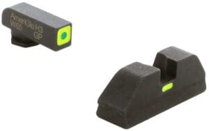 AmeriGlo CAP Combative Application Pistol Tritium Front Painted Rear Sight Set