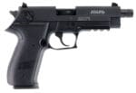 GSG GERG2210TFF FireFly  22 LR 10+1 4.90" Black Steel/Threaded Barrel, Serrated Slide, Zinc Alloy w/Accessory Rail Frame, Black Polymer Grip