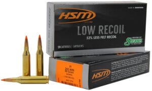 HSM Low Recoil 243 Winchester 85 Grain Rifle Ammunition