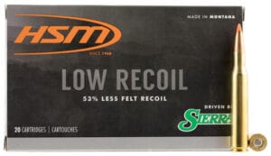 HSM Low Recoil 270 Winchester 130 Grain Ammunition