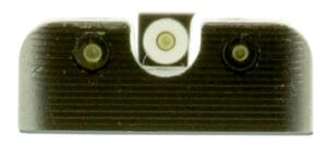 Truglo Tritium Pro Square Front Green Tritium U-Notch Rear Black Sight Set