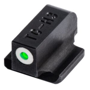 Truglo Tritium Pro Black Green Tritium White Outline Front Rear Sight Set