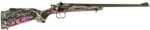 Crickett KSA2160 Youth  22 LR 1rd 16.12" Barrel & Receiver, Fixed Front/Adjustable Rear Peep Sight, Hydro Dipped Muddy Girl Synthetic Stock w/11.5" LOP, Rebounding Firing Pin Safety