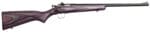 Crickett KSA2228 Youth  22 LR 1rd 16.12" Stainless Steel Barrel, Fixed Front/Adjustable Rear Peep Sights, Purple Laminate Stock w/11.5" LOP, Rebounding Firing Pin Safety