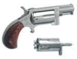 North American Arms SWC Sidewinder  22 LR or 22 WMR Caliber with 1.50" Barrel, 5rd Capacity Cylinder, Overall Stainless Steel Finish & Rosewood Birdshead Grip Includes Cylinder