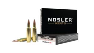Nosler Match Grade 22 Nosler 77 Grain Ammunition