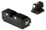 Trijicon 600188 Bright & Tough Night Sights  Green/Tritium White Outline Front Sight-Green/Tritium White Outline Rear Sight Desert Eagle