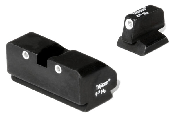 Trijicon 600188 Bright & Tough Night Sights  Green/Tritium White Outline Front Sight-Green/Tritium White Outline Rear Sight Desert Eagle