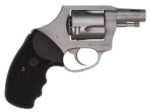 Charter Arms 74429 Boomer  Large 44 Special, 5 Shot 2" Matte Stainless Steel Ported/Tapered Barrel, Matte Stainless Cylinder & Frame w/Black Finger Grooved Rubber Grip
