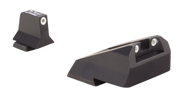 Trijicon 600900 Suppressor/Optic Height Sights  Green/Tritium White Outline Front Sight-Green/Tritium White Outline Rear Sight Smith & Wesson M&P/M&P M2.0