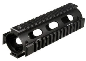 UTG Pro Model 4/15 Quad Rail Railed Handguard Black Aluminum