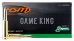 HSM 6.5 Creedmoor 140 Grain Sierra GameKing Spitzer Boat Tail Ammunition