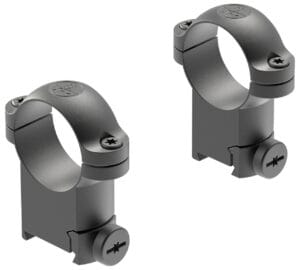 Leupold 1 Inch Super High Matte Black Dovetail Ring Set
