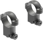 Leupold 49944 Ringmounts Matte Black Ruger M77 1" Super High