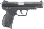 Ruger 3620 SR22  22 LR 10+1 4.50" Satin Stainless Steel Barrel, Black Anodized Aluminum/Serrated Slide, Black Polymer w/Picatinny Rail Frame, Black Interchangeable Backstrap Grips