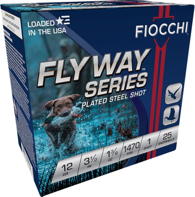 Fiocchi Flyway 12 Gauge 3-1/2 Inch 1-3/8oz Number 1 Steel Shotgun Ammunition