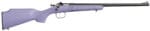 Crickett KSA2306 Youth  22 LR 1rd 16.12" Blued Barrel & Receiver, Fixed Front/Adjustable Rear Peep Sights, Purple Synthetic Stock w/11.5" LOP, Rebounding Firing Pin Safety