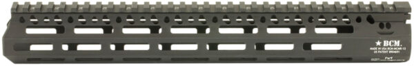 BCM MCMR13556BLK BCMGunfighter MCMR 13" M-LOK, Free-Floating Style Made of Aluminum with Black Anodized Finish for AR-Platform