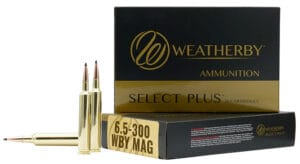 Weatherby Select Plus 6.5x300 Weatherby Magnum 127 Grain LRX Ammunition