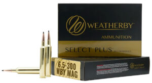 Weatherby B653127LRX Select Plus  6.5-300WthbyMag 127gr Barnes LRX Lead Free 20 Per Box/10 Case