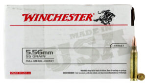 Winchester Ammo WM193150 USA M193 5.56x45mmNATO 55gr Full Metal Jacket 150 Per Box/4 Case *Value Pack