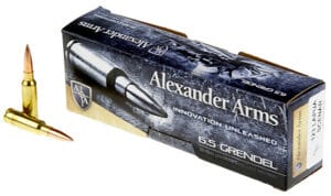 Alexander Arms 6.5 Grendel 123 Grain Boat Tail Open Tip Match Ammunition