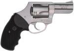 Charter Arms 74421 Bulldog  Large 44 Special, 5 Shot 2.50" Matte Stainless Steel Barrel, Cylinder & Frame w/Black Finger Grooved Rubber Grip