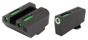 Truglo Brite-Site TFX Low Suppressor Height Tritium Fiber Optic 3-Dot Sight Set