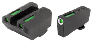 Truglo Brite-Site TFX 3-Dot Suppressor High Tritium Fiber Optic Sight Set