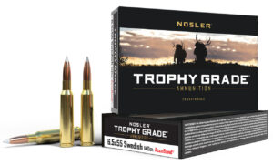 Nosler 60022 Trophy Grade  6.5x55Swedish 140gr Nosler AccuBond 20 Per Box/10 Case