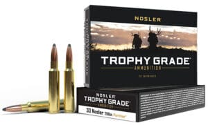 Nosler Trophy Grade .33 Nosler 250 Grain Spitzer Partition Ammunition