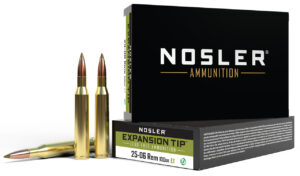 Nosler 40238 E-Tip  25-06Rem 100gr E Tip Lead Free 20 Per Box/10 Case