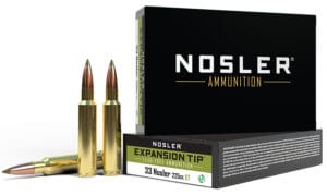 Nosler E-Tip 33 Nosler 225 Grain Lead Free Rifle Ammunition
