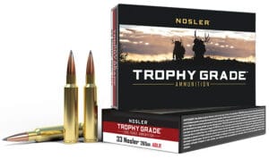 Nosler Trophy Grade Long-Range 33 Nosler 265 Grain Ammunition