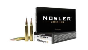 Nosler Reduced Drag Factor 300 Winchester Magnum 210 Grain Boat Tail Hollow Point Ammunition