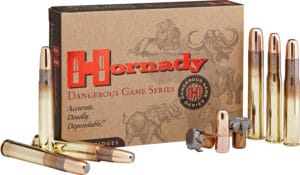 Hornady Dangerous Game 375 Ruger 300 Grain DGX Bonded Rifle Ammunition