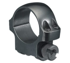 Ruger Standard 1 Inch Matte Black Low Scope Ring Accessory