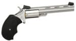North American Arms MMTL Mini-Master *CA Compliant 22 LR 5rd 4" Vent Rib Barrel, Overall Stainless Steel Finish, Finger Grooved Black Rubber Grip, Adjustable Sights