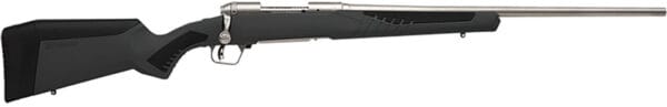 Savage Arms 57082 110 Storm 243 Win 4+1 22" Matte Stainless/ Button-Rifled Barrel, Matte Stainless/ Stainless Steel Receiver, Matte Gray/ Fixed AccuStock Stock, Right Hand