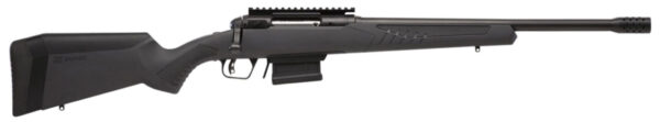 Savage Arms 57140 110 Haymaker 450 Bushmaster 4+1 18" Barrel, Matte Black Metal, Black Fixed AccuStock with AccuFit